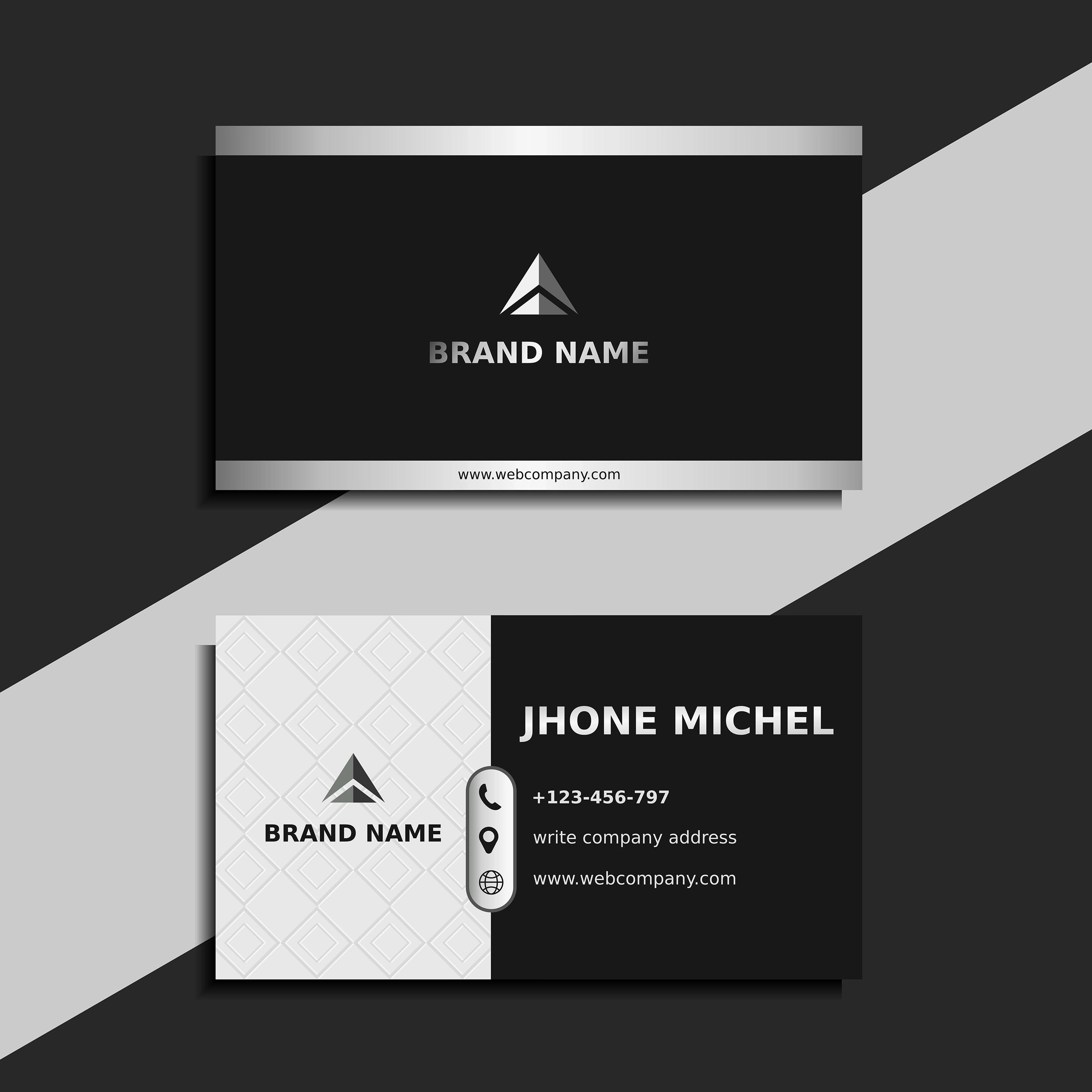  Black Silver Modern